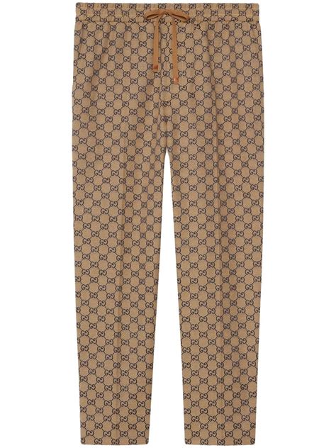 gucci pantaloni gg rossi corti|Nuova collezione di pantaloni da donna di Gucci su FARFETCH.